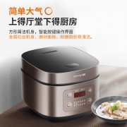 九阳（Joyoung） 【肖战推荐】电饭煲4L煮米饭电饭锅家用煮粥智能预约不粘铜釜多功能5-8人 超高性价比断货款【4L大火力精煮柴火饭】