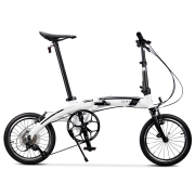 大行（DAHON）折叠自行车16英寸9速超轻铝合金男女式运动单车PAA693 AIR云白