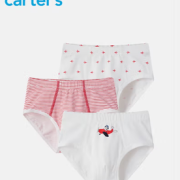 绵软舒适！Carter's 孩特 宝宝平角内裤 三条装