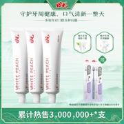 田七 口气清新牙膏 120g*3支 清火去黄去口臭 不含氟