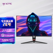 KTC 27英寸 快速液晶显示器 原生2k165Hz 1ms 120%sRGB广色域 防蓝光无闪屏 升降旋转  电竞2k显示屏 H27S12