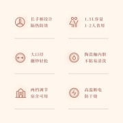 小哈猪（XIAOHAZHU） 【高颜值小白锅】小哈猪多功能料理锅电火锅电煮锅家用电热锅炒锅宿舍小火锅 【365天以换代修】 1.5L一锅多用无蒸笼
