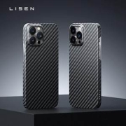 正品凯夫拉 LISEN 真碳纤维苹果手机壳