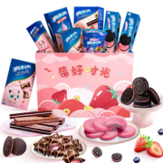 OREO 奥利奥 莓好时光 饼干礼盒 混合口味 610g