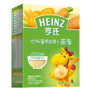 再降价、PLUS会员：Heinz 亨氏 优加系列 营养面条 胡萝卜味 252g*4件