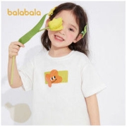 balabala 巴拉巴拉 女童印花短袖