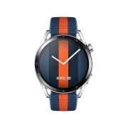 华为（HUAWEI) WATCH GT3 运动智能手表蓝牙通话/音乐播放/血氧心率检测 华为gt3 46mm 时尚钢（蓝橙表带）