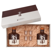 沱牌舍得 舍得酒 品味舍得 52度 双瓶礼盒装 浓香型高度白酒  600ml*2瓶
