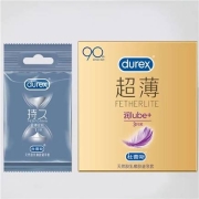 天猫U先：杜蕾斯 润滑超薄3只+持久1只 共4只