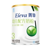 雅培(Abbott) 奶粉 Eleva菁挚有机幼儿配方奶粉 3段400克(丹麦原装进口)