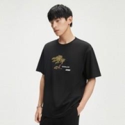 GXG 男士印花短袖T恤 GHC144004E000