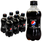 百事可乐 无糖可乐 300ml*6瓶