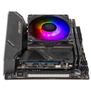 银欣（SilverStone）下压式CPU散热器HYH90 (支持INTEL/AMD/ITX机箱) HYH90-ARGB