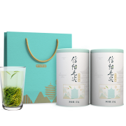 京东京造 2022新茶 明前信阳毛尖特级 125g*2罐装