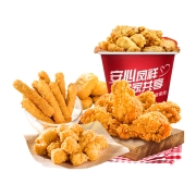 88VIP：Fovo Foods 凤祥食品 半成品炸鸡家庭桶 1.9kg