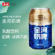 宁夏奶源 金河 乳酸菌奶啤 300mlx6瓶