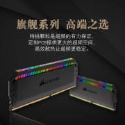 美商海盗船（USCORSAIR） 32GB(16G×2)套装 DDR4 3200 台式机内存条 统治者铂金 RGB灯条 高端游戏型