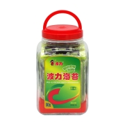 波力海苔 儿童休闲零食 即食紫菜 寿司海苔原味罐装90克