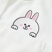 LINE FRIENDS布朗熊可妮兔JK短袖白衬衣设计感女夏学院风制服1件