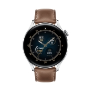华为（HUAWEI）WATCH 3运动智能手表 鸿蒙HarmonyOS 独立通话强劲续航 时尚款 棕色真皮表带