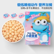 小鹿蓝蓝_婴儿泡芙 宝宝零食水果谷物儿童饼干营养易吞咽 42g