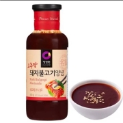 韩国进口 清净园 猪肉烤肉酱 韩式风味酱料 烤肉烧烤猪排牛排腌制蘸酱蘸料 500g*3件