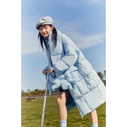 太平鸟 女士长款羽绒服 S-L 2色