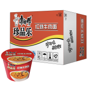 京东极速版：康师傅 桶面一整箱 经典系列12入混合装  红烧6桶+香辣6桶