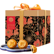 PLUS会员：DXC 稻香村 月饼礼盒 富贵团圆 525g