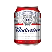 百威（Budweiser）淡色拉格啤酒 255ml*12听 整箱装 mini罐