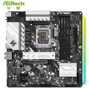华擎(ASRock) B660M Steel Legend 钢铁传奇 DDR4 主板 支持 CPU 12700/12600（Intel B660/LGA 1700）