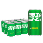 限北京！Sprite 雪碧 汽水 清爽柠檬味 200ml*12罐 迷你罐