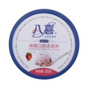 八喜 冰淇淋 草莓口味 550g*1桶