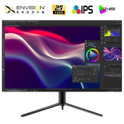 易美逊（ENVISION）27英寸 2K IPS屏电脑显示器 112%sRGB 四面微边框旋转升降滤蓝光不闪屏设计办公V27Q49