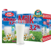 PLUS会员！MLEKOVITA 妙可 全脂牛奶 1L*12盒