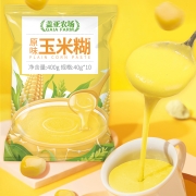 盖亚农场  玉米糊原味冲饮即食健身代餐免煮早餐粥粉400g便捷装