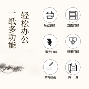 亚太森博 雅文（松）70g A4复印纸 打印纸 打印流畅 500张/包 5包/箱（2500张）