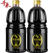 千禾 零添加 180天特级生抽 1.28L*2瓶