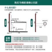 法恩莎（FAENZA）FB16192  400坑距卫浴马桶坐便器 卫生间防臭节水喷射虹吸式座便器