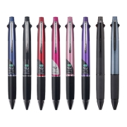 三菱（Uni）五合一多功能笔商务中油笔签字笔原子笔（四色圆珠笔+自动铅笔）酒红色笔杆 MSXE5-1000-05