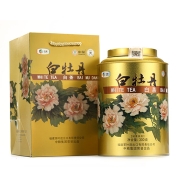 中茶蝴蝶牌茶叶 福鼎白茶 金罐白牡丹5127散茶铁罐礼盒装 300g/罐