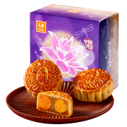 元朗 蛋黄月饼 散装双咸蛋黄白莲蓉 150g