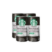 STARBUCKS 星巴克 无糖黑咖啡饮料 228ml*4瓶