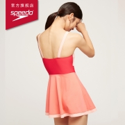 速比涛/Speedo x Kakao Friends 女士泳衣收腰显瘦度假连体泳衣裙女 8135670507 珊瑚粉色 34