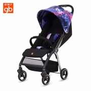 好孩子婴儿车gb新生婴儿推车轻便舒适儿童折叠伞车可坐可躺宝宝车小梦想系列 夜空紫D640-S329BP