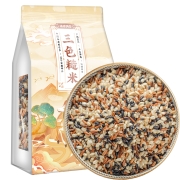 PLUS会员：吾谷为伴 三色糙米 1.28kg