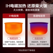 苏泊尔（SUPOR）电饭煲电饭锅4L IH电磁加热钢铝复合内胆晶透玻璃面板口感可选家用智能电饭煲40HC678