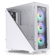 Tt（Thermaltake）艾坦Divider 300 TG ARGB 白色 国际版 机箱电脑主机（标配ARGB风扇*3/三角侧透/Type-C）699元