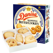 plus会员：danisa皇冠  丹麦曲奇饼干   原味 90g *10件+凑单品