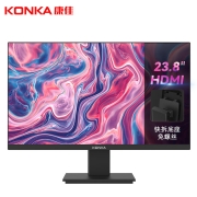 KONKA 康佳 KM2412 23.8英寸显示器（1920*1080、75Hz、5ms）